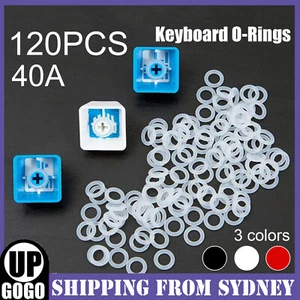 Keycap Rubber O-Ring Keyboard O Rings Switch Dampeners Cherry MX Key Stem 120 Pc - Picture 1 of 15