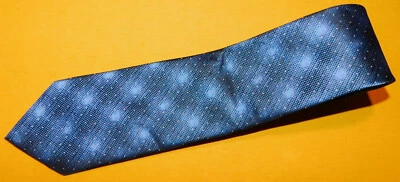 VAN HEUSEN BLUE/LIGHT BLUE ALL POLYESTER DOTS MOTIF TIE - NWT - DESIGNER TIES. - Image 1 of 4