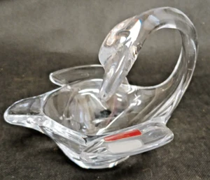 Joli cygne vide poche en Cristal de VANNES LE CHATEL - Bild 1 von 9