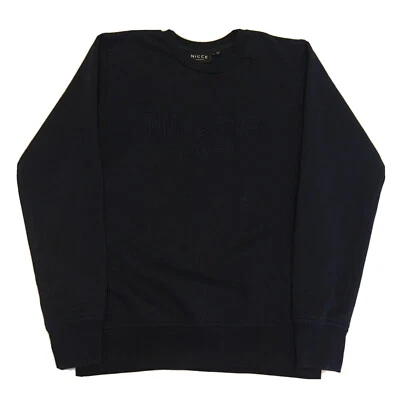 NICCE London Sweatshirt Mens Medium Hip Hop Hipster Blue Logo Pullover Crew Neck - Image 1 of 4