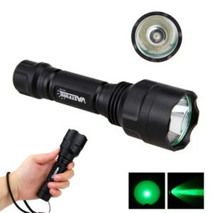 Hunting Green LED Flashlight Torch 800Yards Predator Night Light Coyote Varmint - Picture 1 of 7