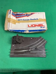 Lionel 027 Gauge Switch Remote Control Switch Left Hand Three-Rail System Track - Picture 1 of 5