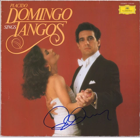 Placido Domingo Album Fanatics Authentic COA Item#10729114 Cover