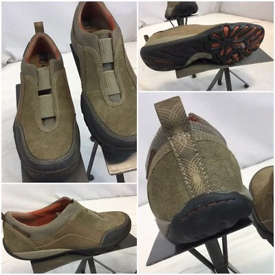 Zapatos sin cordones Merrell talla 6 para mujer de cuero tostado usados dos veces como nuevos YGI D9S-170 Foto 1 de 4
