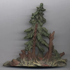 Elastolin Pre War Composition Woodland Scenery Fir Tree - Picture 1 of 2