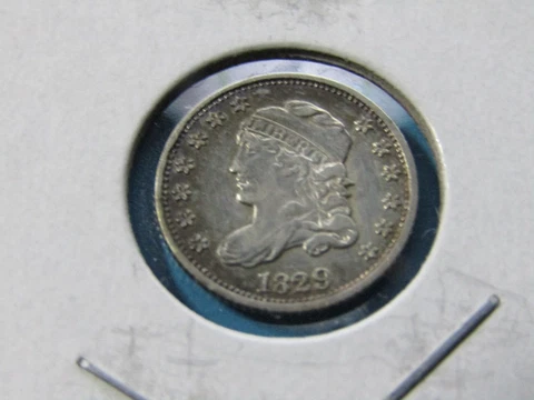 1829-P Capped Bust Half Dime #40 - XF Cover