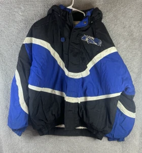 Chaqueta de baloncesto vintage Apex One NBA Orlando Magic para hombre mediana azul y negra - Imagen 1 de 13