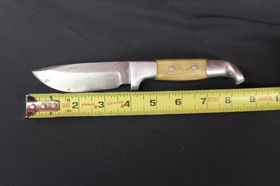 Vintage RUANA BONNER Montana Knife (NO Sheath)  8-1/4" total length 4" blade - Image 1 of 4