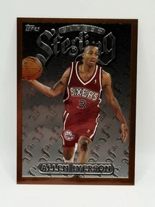 1996-97 Topps Finest - Common - Bronze Allen Iverson #240 (RC) - Picture 1 of 2