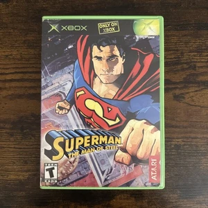 Superman: The Man of Steel (Microsoft Xbox, 2002) nur Hülle ohne Spiel - Bild 1 von 3