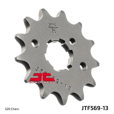 JT Front Sprocket 13/520 Pitch :520 Teeth :13 For Kawasaki KX 250 2T 1987-1998 - Изображение 1 из 4