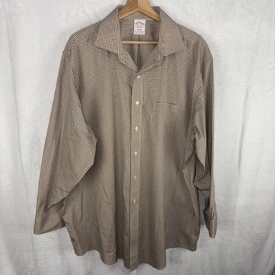 Camisa Brooks Brothers Para Hombre 18 Cuadros Madison Abotonada Algodón Supima Elástico Foto 1 de 4