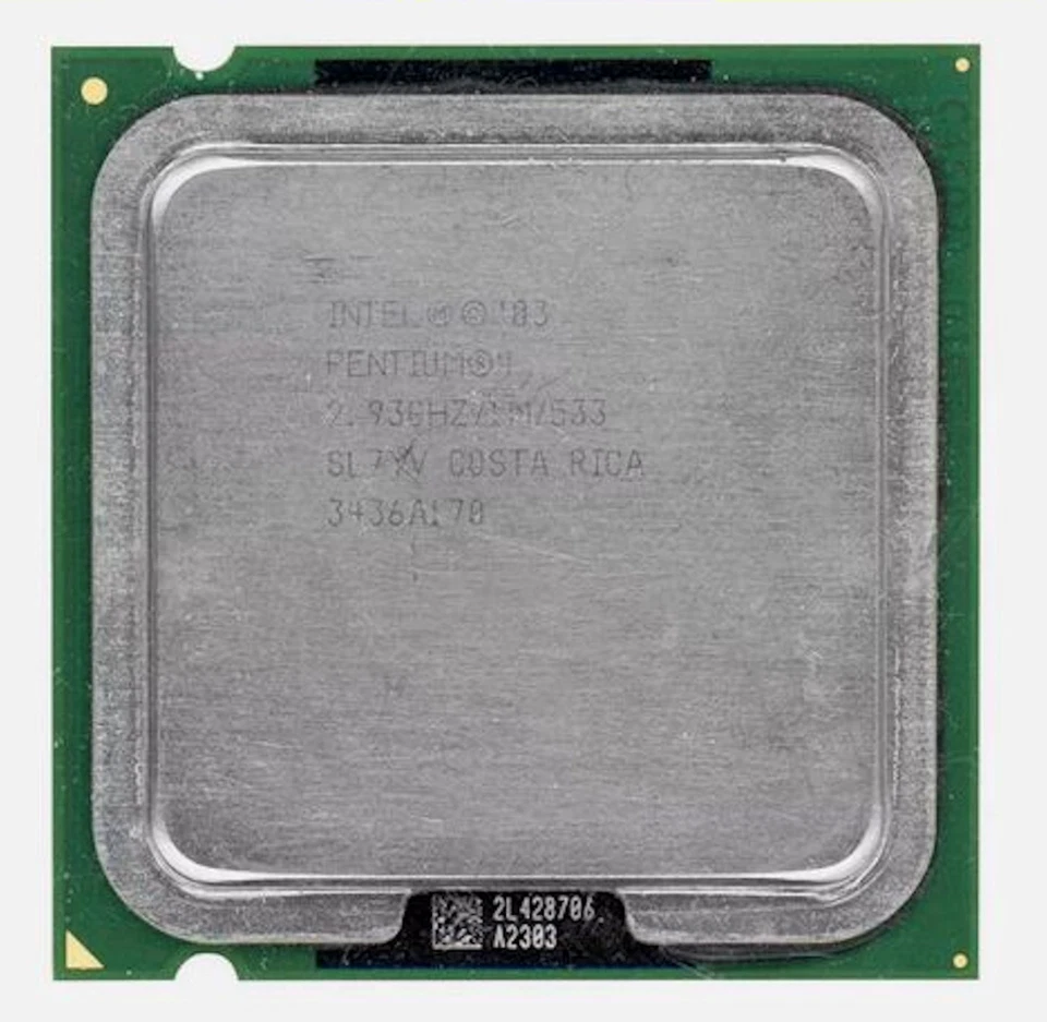 * CPU Processore Intel Pentium 4 516 2.93 GHz 1M o 533 Mhz Socket LGA775 SL7YV - Immagine 1 di 2