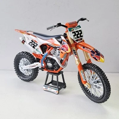 New Ray Toys - 1:10 Scale Model KTM - SXF450 19-22 Red Bull (Cairoli #222) - Image 1 of 4