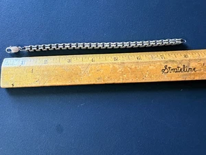 STERLING 925 Armband 8" tolles modernes Design gestempelt 925 - Bild 1 von 5