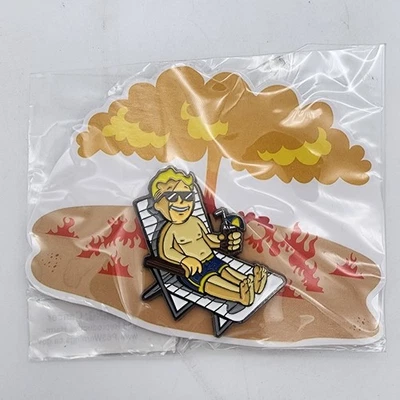 Fallout Vault Boy Of Summer Metal Pin Of The Month #10 Bethesda 2020  - Image 1 of 4
