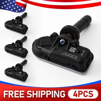 4PCS TPMS TIRE PRESSURE SENSOR 68249197AA FOR DODGE RAM 1500 2500 3500 434MHz Foto 1 de 4