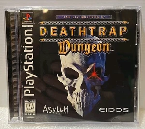 Deathtrap Dungeon PS1 Sony PlayStation Black Label CIB mit Handbuch getestet funktioniert - Bild 1 von 9