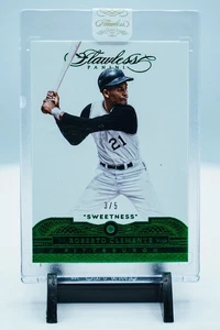 2017 Panini Flawless Green 3/5 Roberto Clemente #80 Sweetness Emerald Bob SSP SP - Picture 1 of 4