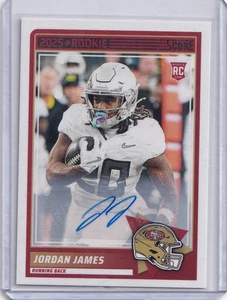 Jordan James  2025 Score - Rookies #47 Signatures Auto - Picture 1 of 2