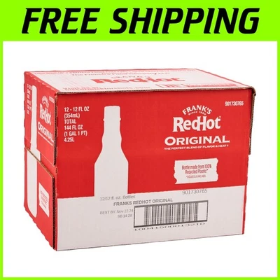 Koscher zertifizierte Frank's RedHot Cayenne Sauce - 12 Flaschen à 12 fl oz - Bild 1 von 4