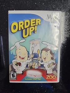Order Up (Nintendo Wii, 2008) CiB W/ Chef hat - Picture 1 of 3