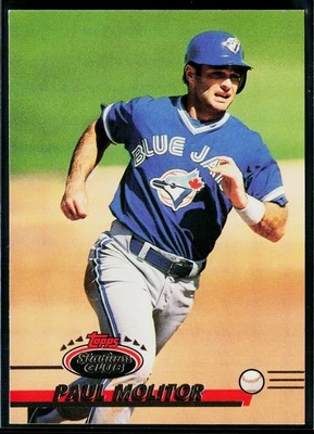 1993 Stadium Club Members Only #627 Paul Molitor Toronto Blue Jays - Image 1 of 2