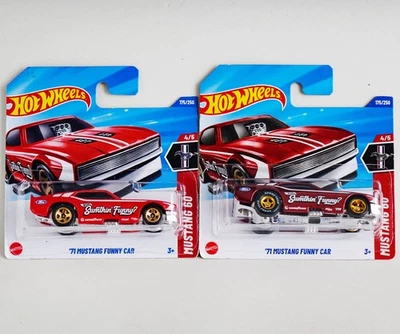 Hot Wheels - '71 Mustang Funny Car - 🔥🔥🔥SUPER TH 🔥🔥🔥 + Mainline (Bundle) - Immagine 1 di 4