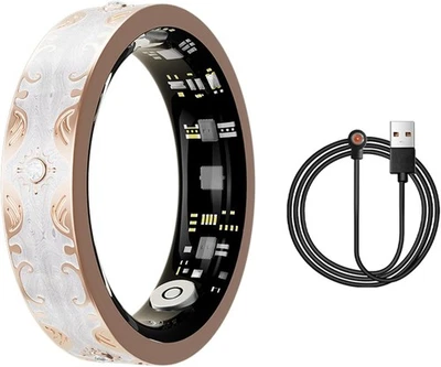 Smart Ring For Women Fitness Tracker Sleep Heart Rate Monitor For Android iOS - Image 1 of 4