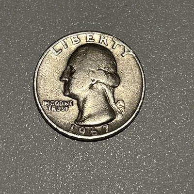 1967 Quarter No Mint Mark VERY RARE error - Image 1 of 2