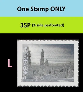 US 6042 Winterlandschaften Bäume im Schnee gehüllt F 3SP Single L MNH 2025 - Bild 1 von 1