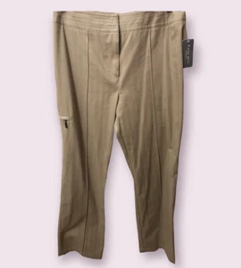 Nuovi pantaloni kaki Kate Hill casual Urban Jungle da donna cotone vita media taglia 10 - Foto 1 di 10