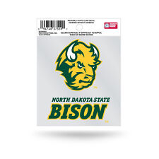 North Dakota State Bison Static Cling Sticker Window or Car! 3x4 Inches Head