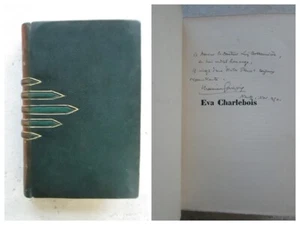 Maurice GENEVOIX : EVA CHARLEBOIS roman, 1944. E.O. avec envoi, reliure. - Bild 1 von 9