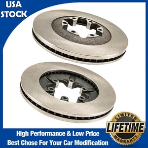 55162 New Front Disc Brake Rotors for GMC Canyon Chevrolet Colorado 2009-2012 - Picture 1 of 19
