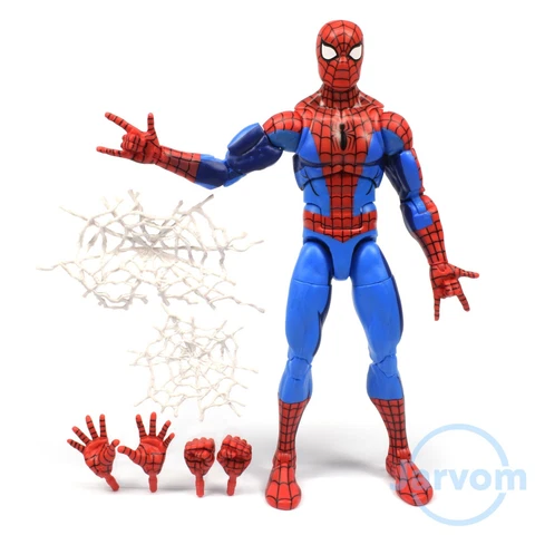 Marvel Legends 6" Inch Walmart Cel Shaded Retro Spider-Man Loose Complete Cover