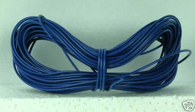 Model Railway/Railroad Layout/Point Motor etc Wire 1x10m Roll 7/0.2mm 1.4A Blue - Image 1 of 3