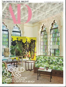 Architectural Digest May 2018 World Class Stylish Escapes - Picture 1 of 1