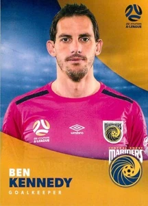 2017 2018 CENTRAL COAST MARINERS A-League Card BEN KENNEDY - Picture 1 of 2