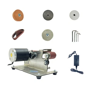 Electric Waterproof Belt Sander Mini Fixed Angle Polishing & Sharpening Machine - Picture 1 of 6