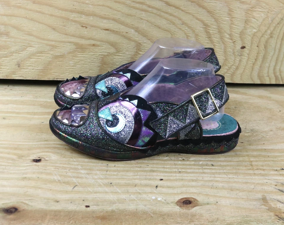 Irregular Choice Zapatos Mujer 40 Disney Lilo and Stitch Brillo Sandalias Hebilla Foto 1 de 4