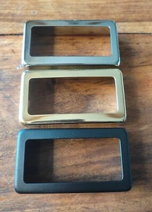 cache capot Contours de micros humbucker metal pour guitare electrique OUVERT - Imagen 1 de 5