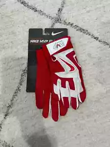 NIKE MVP ELITE BATTING GLOVES RED WHITE GB0378-166 SIZE S - Picture 1 of 1