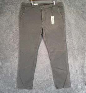 AG Adriano Goldschmied Lux Sateen Pants Men’s 40x34 (41x34) Khaki Lightweight - Picture 1 of 19