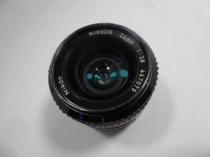 nikon nikkor 24mm ai prime lens f2.8 manual serviced april 2025 optics clear - Picture 1 of 12