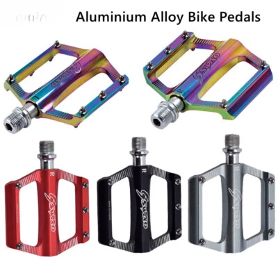 MTB Bike Pedals BMX Wide Platform Road Bike Pedal Bicycle Part Accessories - Image 1 of 4
