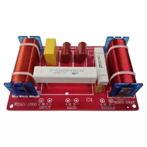 400W 2 Way Speaker Bass Tweeter Frequency Divider 3200Hz - Picture 1 of 15