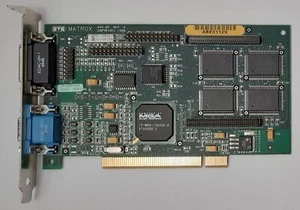 Tarjeta gráfica Matrox Mystique PCI (MGA-MYST/4I, MGA-1064SG, 4MB, retro, 1997) - Imagen 1 de 4