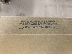 WWII TCS Radio 50159 Noise Limiter NiB - Picture 1 of 3