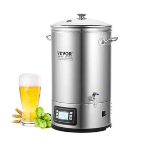 VEVOR Electric Brewing System, 8 GALLON Brewing Stock Pot, All-in-One Home Beer - Picture 1 of 7